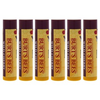 Foto 2 | Bálsamo Labial Hidratante Burts Bees Wild Cherry Paquete De 6 - Venta Internacional.