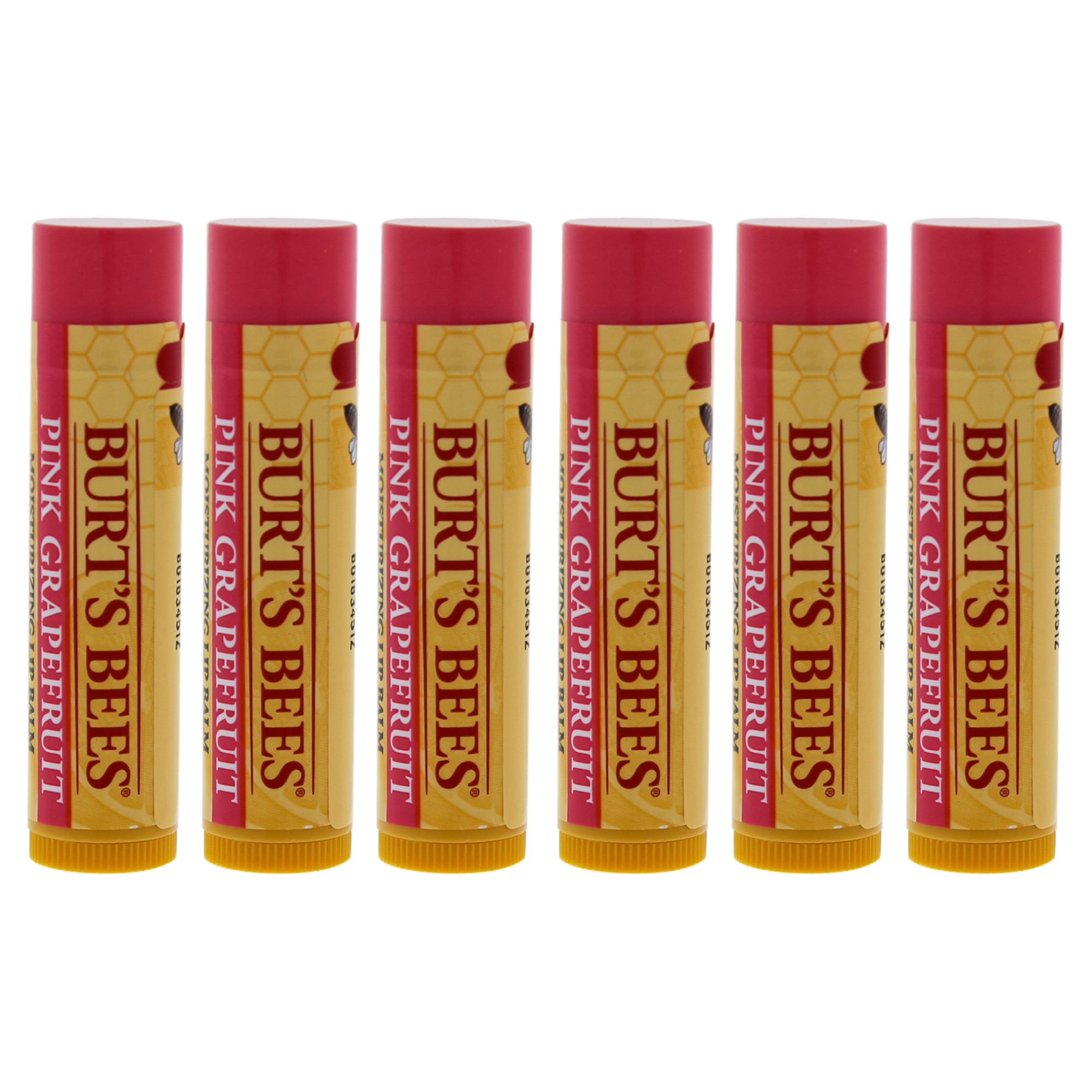 Foto 3 pulgar | Bálsamo Labial Burts Bees  Hidratante  Pomelo Rosa  Paquete De 6 - Venta Internacional.