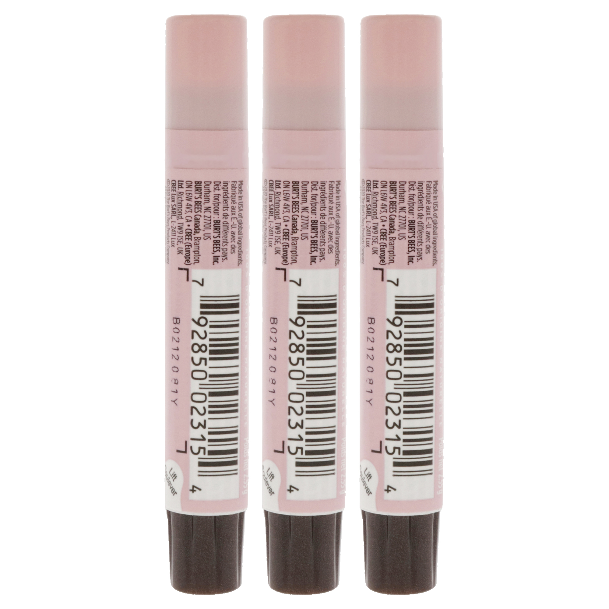 Foto 3 pulgar | Lip Shimmer Burts Bees  Pomelo  Paquete De 3 - Venta Internacional.