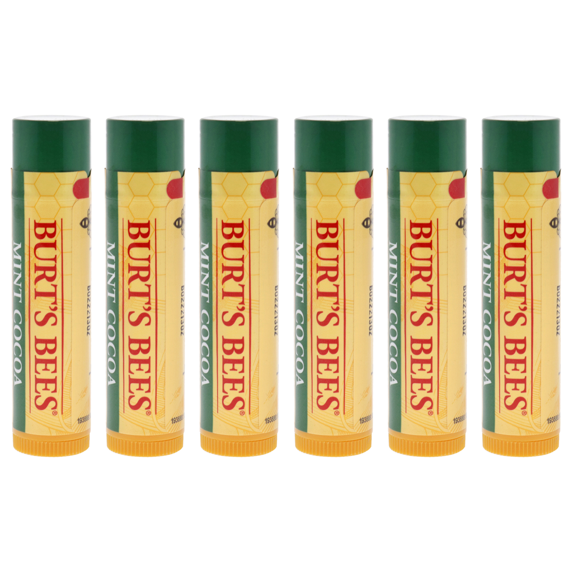 Foto 2 | Bálsamo Labial Burts Bees  Hidratante Con Menta Y Cacao  Paquete De 6 - Venta Internacional.