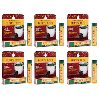 Foto 3 | Bálsamo Labial Burts Bees Hidratante Con Menta Y Cacao Paquete De 6 - Venta Internacional.