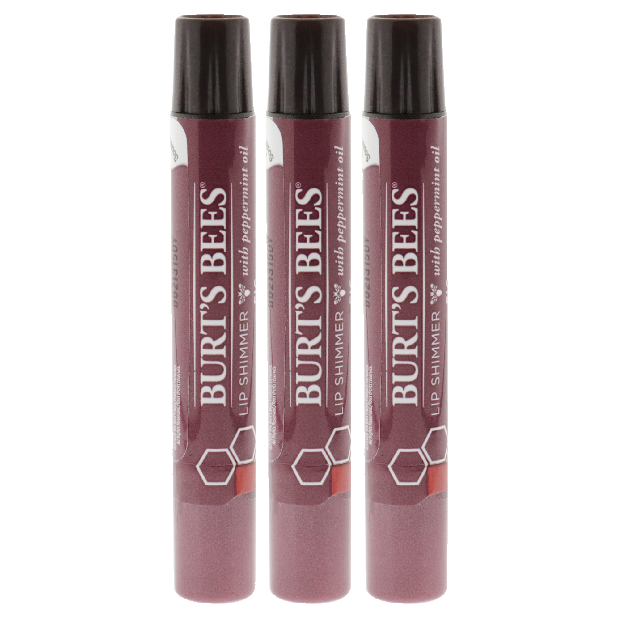 Lip Shimmer Burts Bees  Paquete De 3 Higos - Venta Internacional.