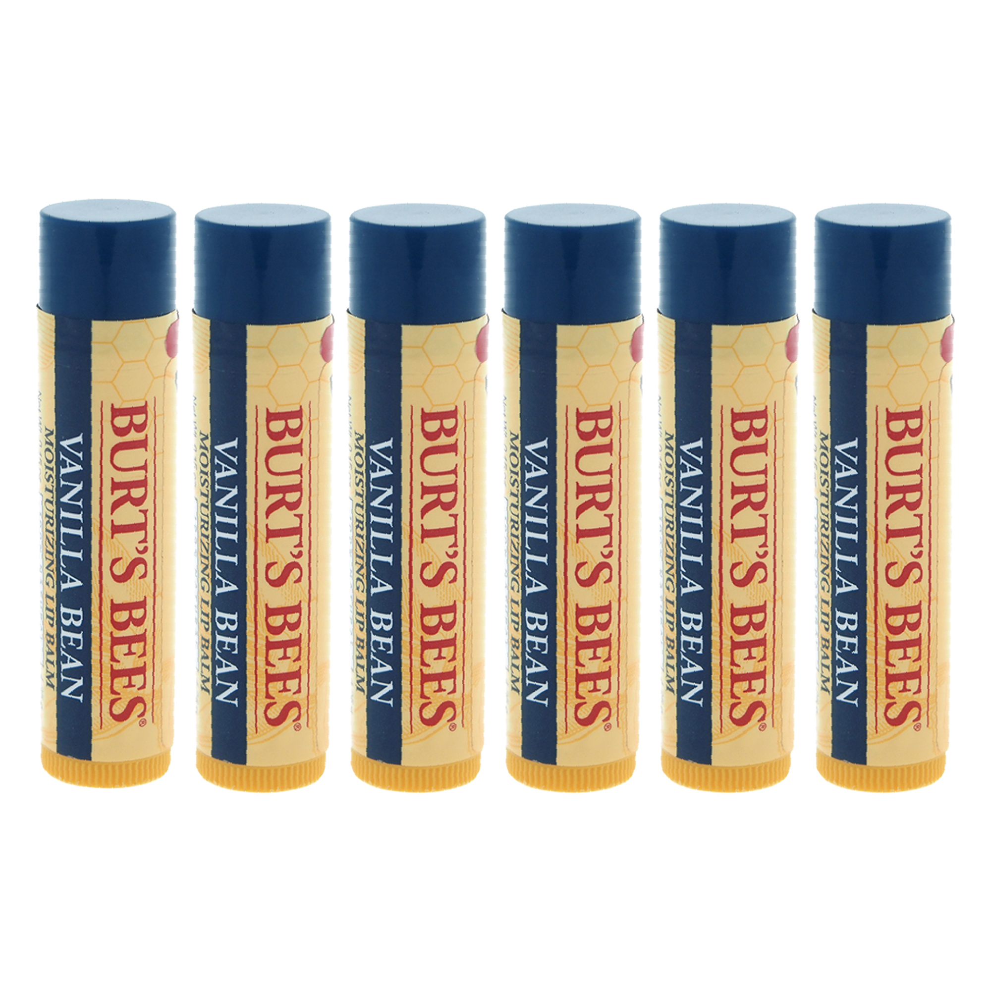 Bálsamo Labial Burts Bees Hidratante Con Vainilla  Paquete De 6 - Venta Internacional.