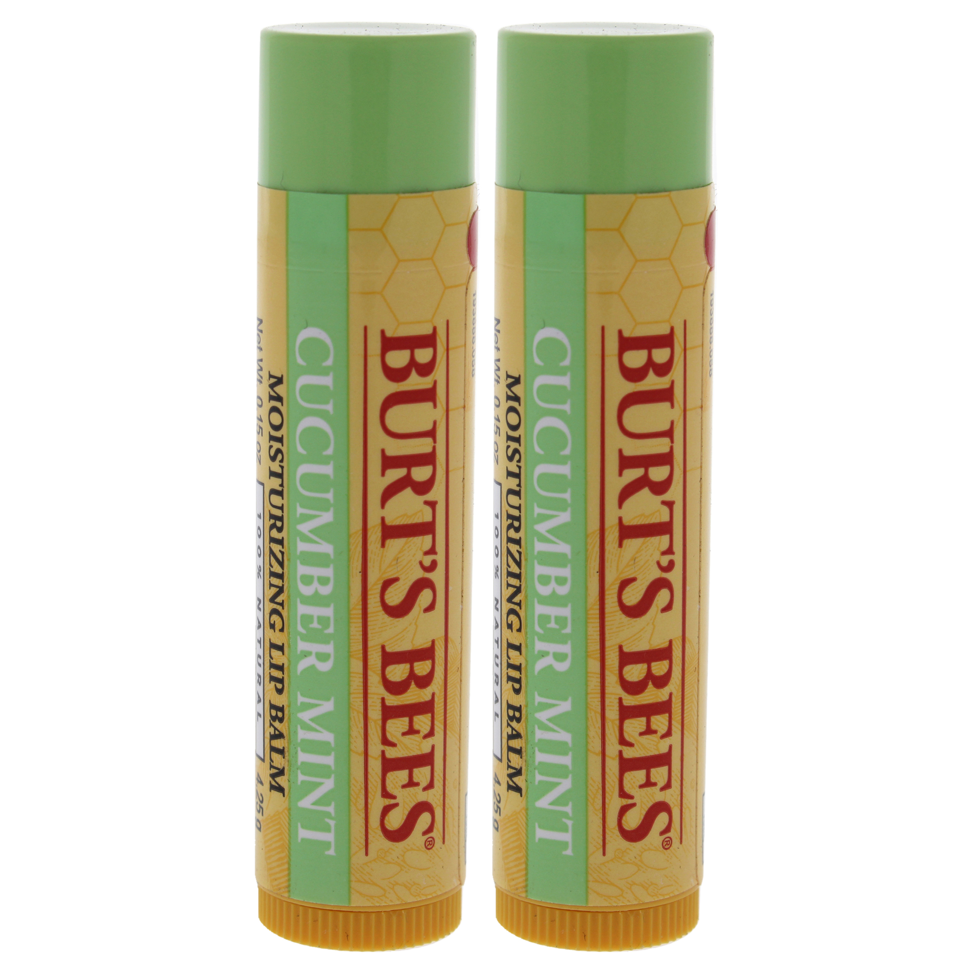 Bálsamo Labial Burts Bees  Hidratante  Pepino Y Menta  Paquete De 2 - Venta Internacional.