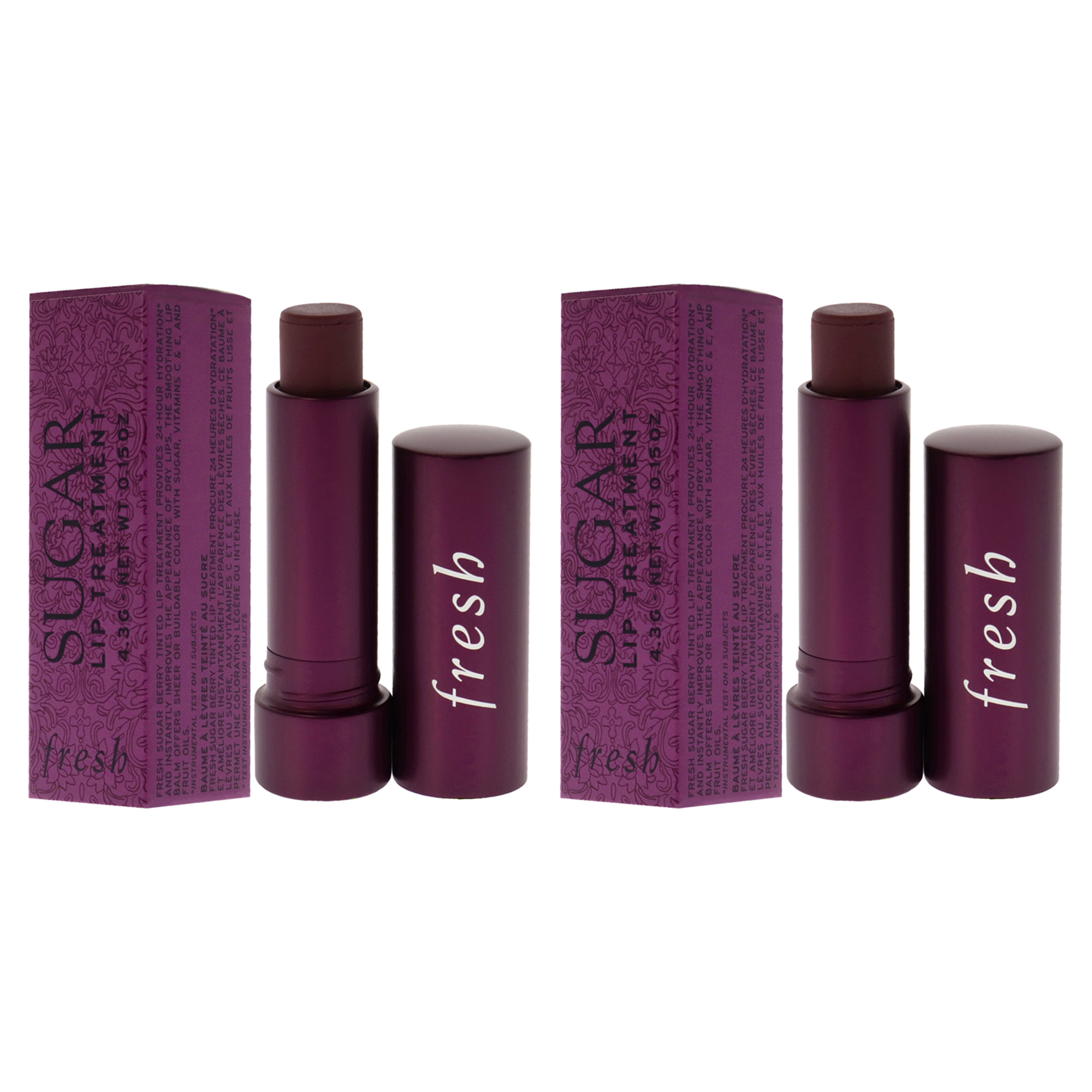 Foto 4 | Bálsamo Labial Fresh Sugar Berry Con 24 Horas De Hidratación  Paquete De 2 - Venta Internacional.