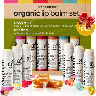 Foto 1 | Set De Regalo De Bálsamo Labial Artnaturals Cera De Abejas Orgánica Con Aloe Y Aceites - Venta Internacional.