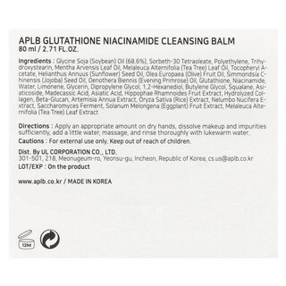Foto 3 | Bálsamo Limpiador Aplb Glutatión Niacinamida 80 Ml - Venta Internacional.