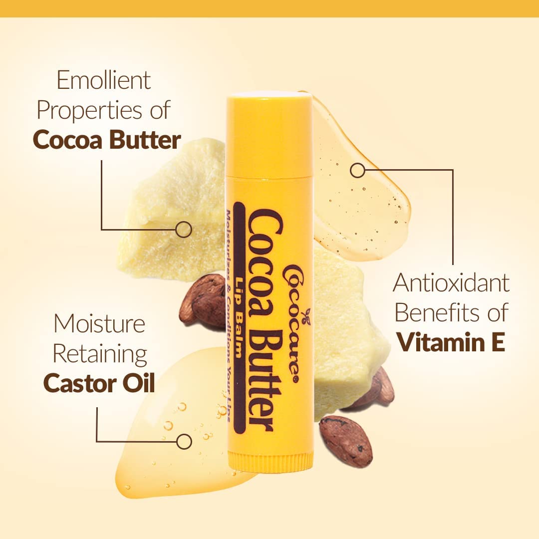 Foto 3 | Bálsamo Labial Cococare Cocoa Butter The Little Yellow Stick 4 25 Ml - Venta Internacional.