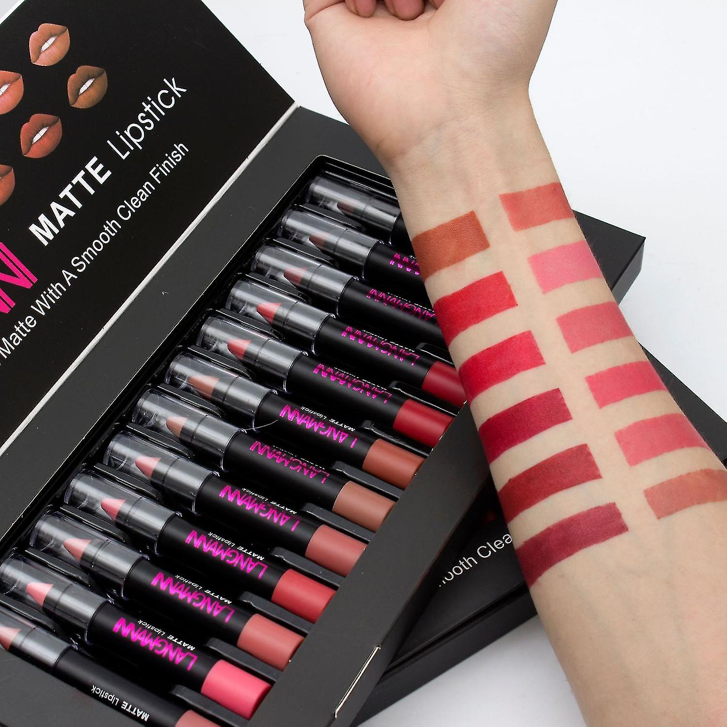Foto 2 | Set De Maquillaje  Bases Y Correctores  12 Unidades  Lápiz Labial Impermeable - Venta Internacional.