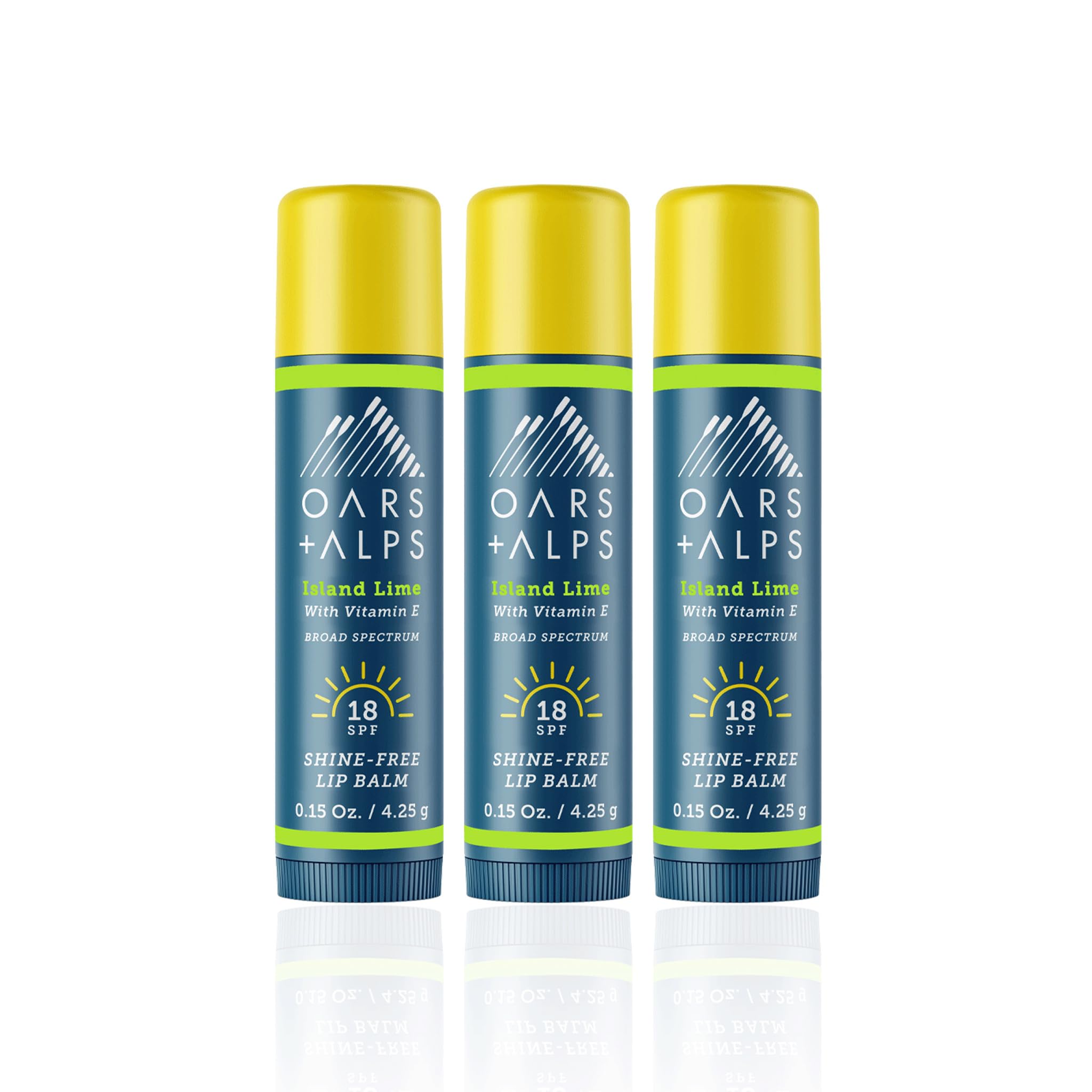 Foto 2 pulgar | Bálsamo Labial Y Protector Solar Spf 18 Oars + Alps Shine Free  Paquete De 3 - Venta Internacional.