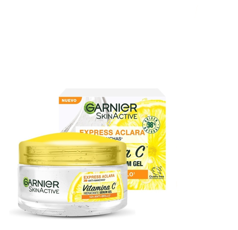 Foto 2 pulgar | Gel Hidratante Garnier Skinactive Express Aclara con Vitamina C 50 ML