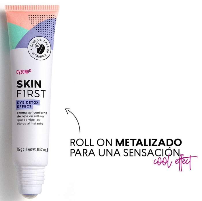 Foto 3 pulgar | Crema Cyzone Contorno de Ojos Eye Detox Skin First 15 G