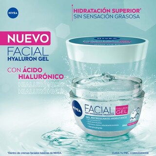 Foto 3 | Gel Facial Refrescante e Hidratante Nivea Hyaluron 200 ml