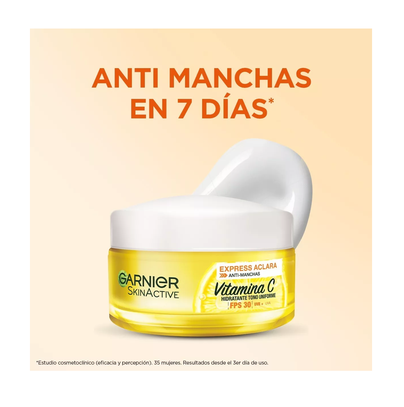 Foto 2 | Crema Aclaradora Antimanchas Garnier Express con Vitamina C 50 ml