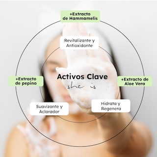 Foto 6 | Kit She Is Skincare Facial Control de Grasa Plus Sérum más Gel-Crema y Espuma Dermolimpiadora