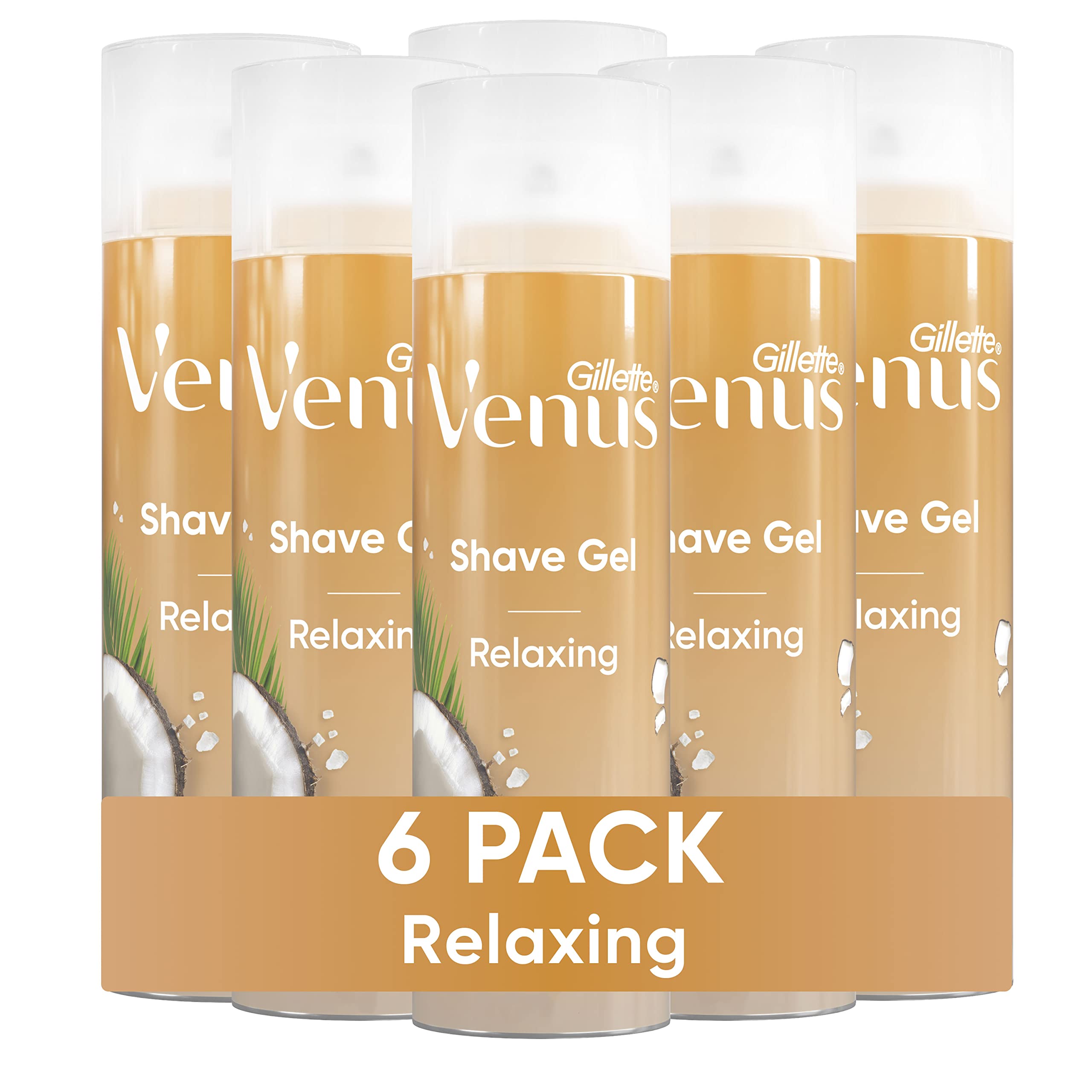 Foto 2 pulgar | Gel De Afeitar Gillette Venus Relaxing Coconut Women 200 Ml X6 - Venta Internacional.