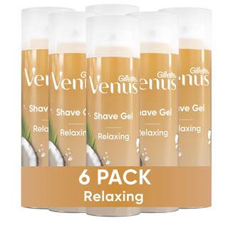 Foto 1 | Gel De Afeitar Gillette Venus Relaxing Coconut Women 200 Ml X6 - Venta Internacional.