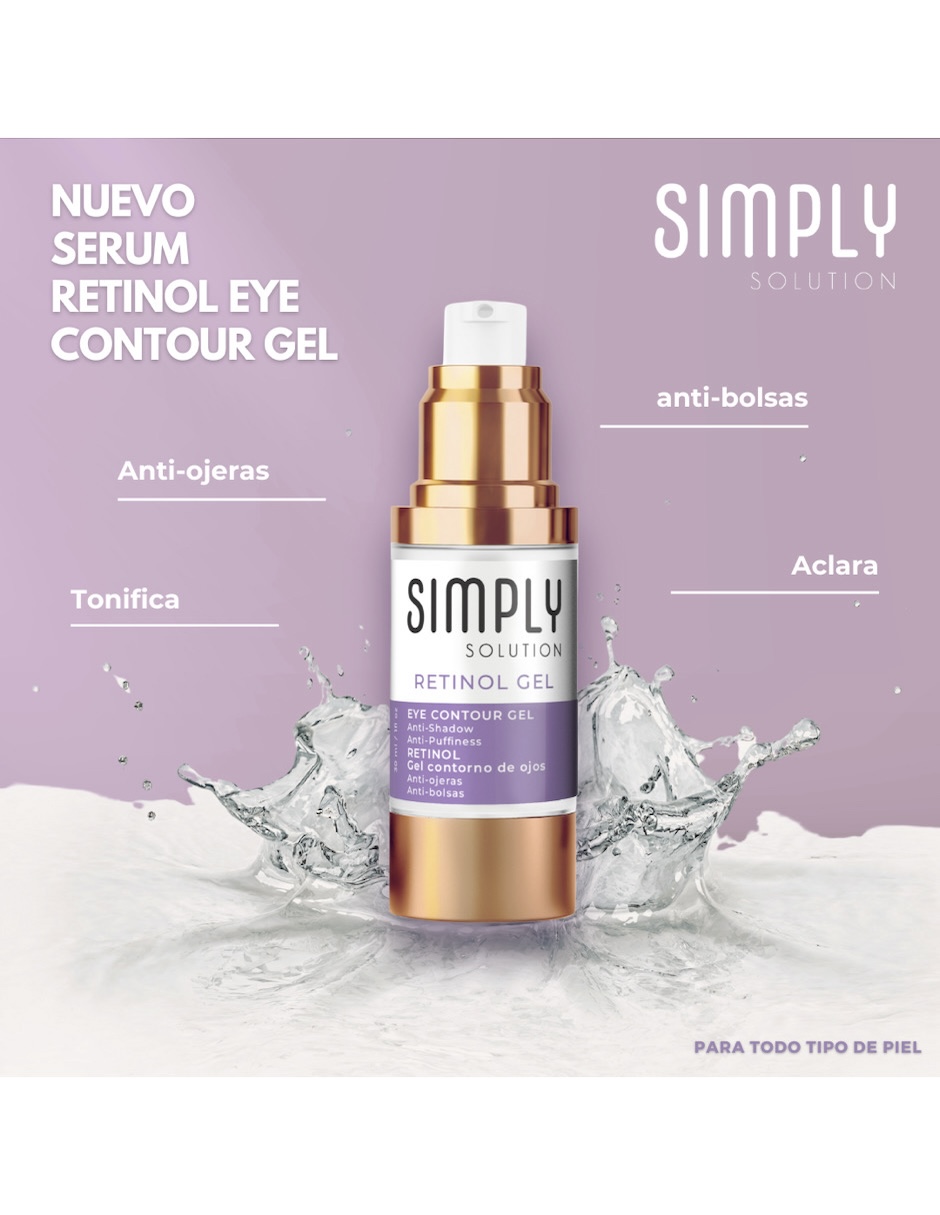 Foto 5 pulgar | Gel Simply Solution de Retinol para Ojos 30 ml