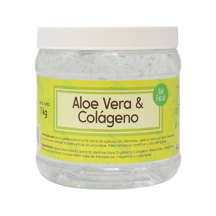 Gel De Aloe Vera & Colágeno Luminosidad - Protege
Productos Mart 1 Kilo