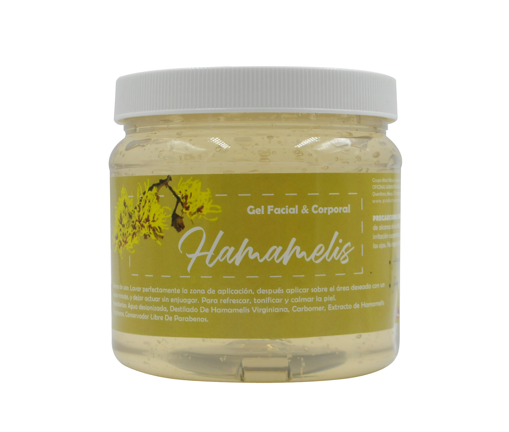 Gel De Extracto De Hamamelis Calma - Reafirmante
Productos Mart 1 Kilo