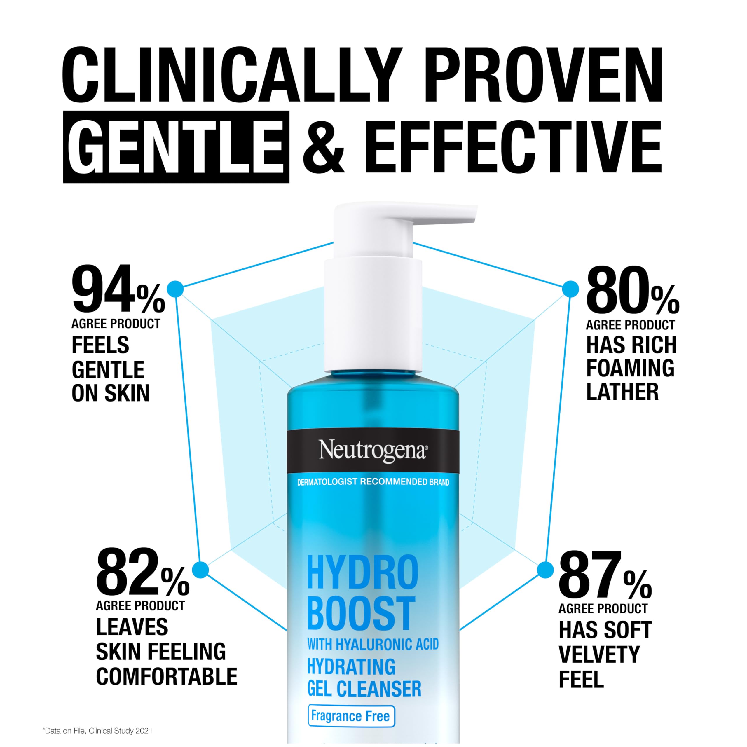 Foto 4 pulgar | Limpiador Facial Neutrogena Hydro Boost Gel Con Ácido Hialurónico - Venta Internacional.