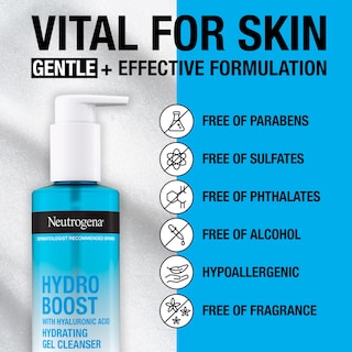 Foto 7 | Limpiador Facial Neutrogena Hydro Boost Gel Con Ácido Hialurónico - Venta Internacional.