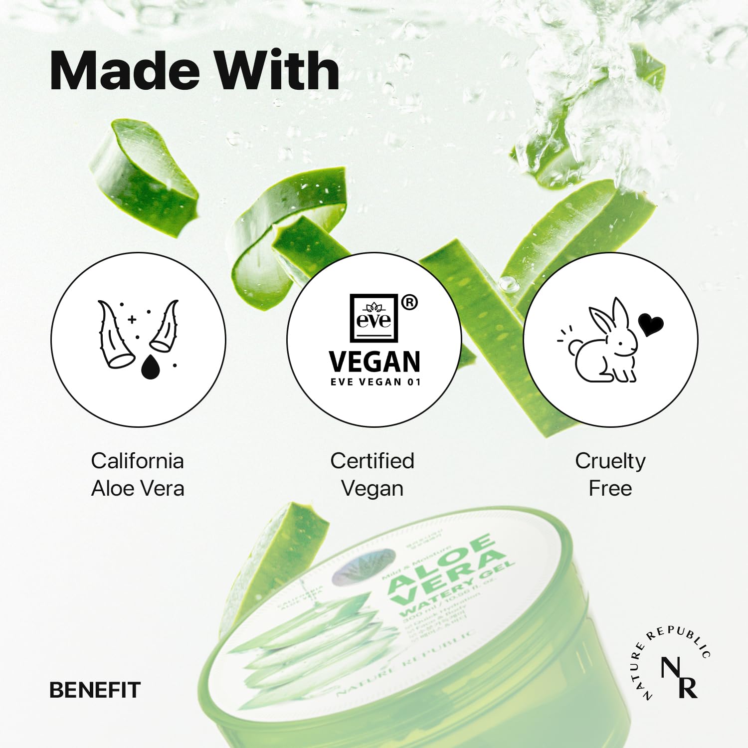 Foto 4 pulgar | Gel Nature Republic, Suave E Hidratante Con Aloe Vera Acuoso (2 X 250 Ml) - Venta Internacional.