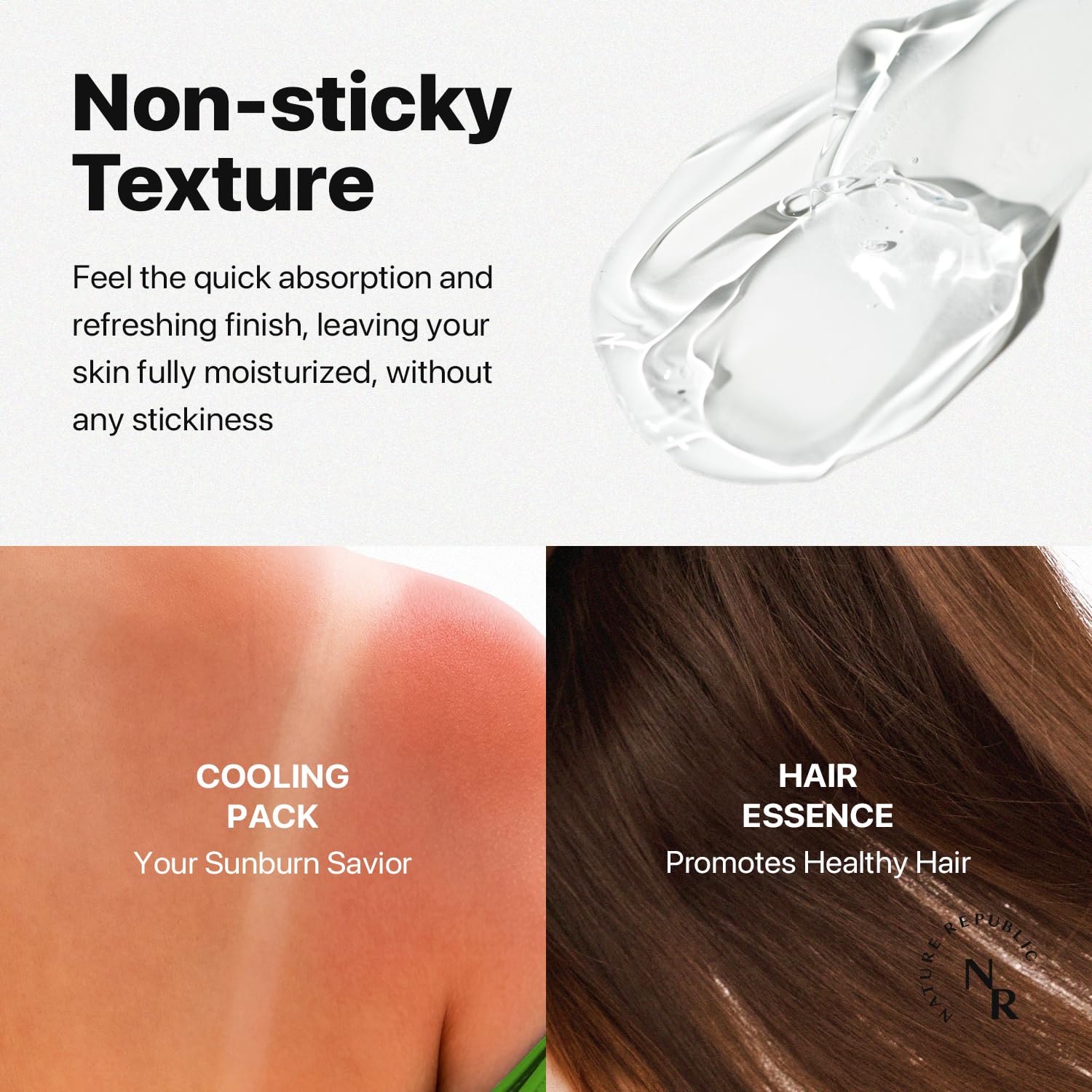 Foto 6 | Gel Nature Republic, Suave E Hidratante Con Aloe Vera Acuoso (2 X 250 Ml) - Venta Internacional.
