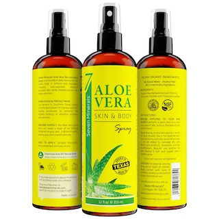 Foto 6 | Spray De Aloe Vera Con Siete Minerales Orgánicos Para Cuerpo Y Cabello, 355 Ml - Venta Internacional.
