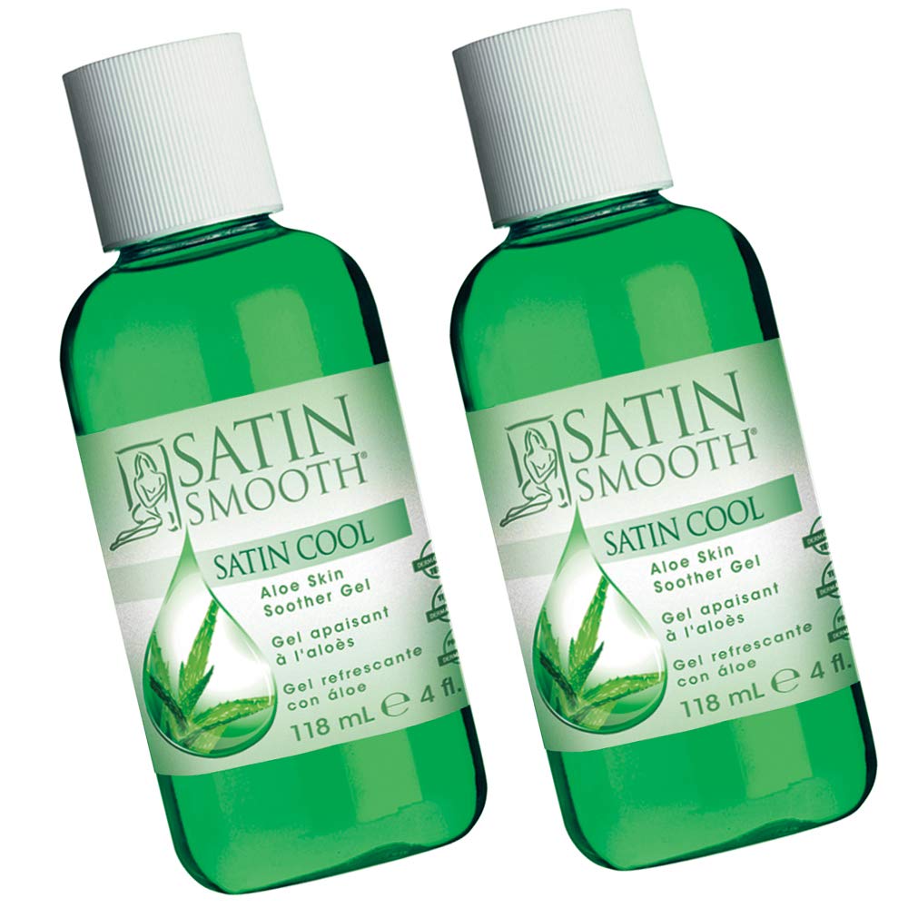 Foto 1 | Gel Calmante Para La Piel Satin Smooth Satin Cool Aloe Vera, 120 Ml, Paquete De 2 - Venta Internacional.