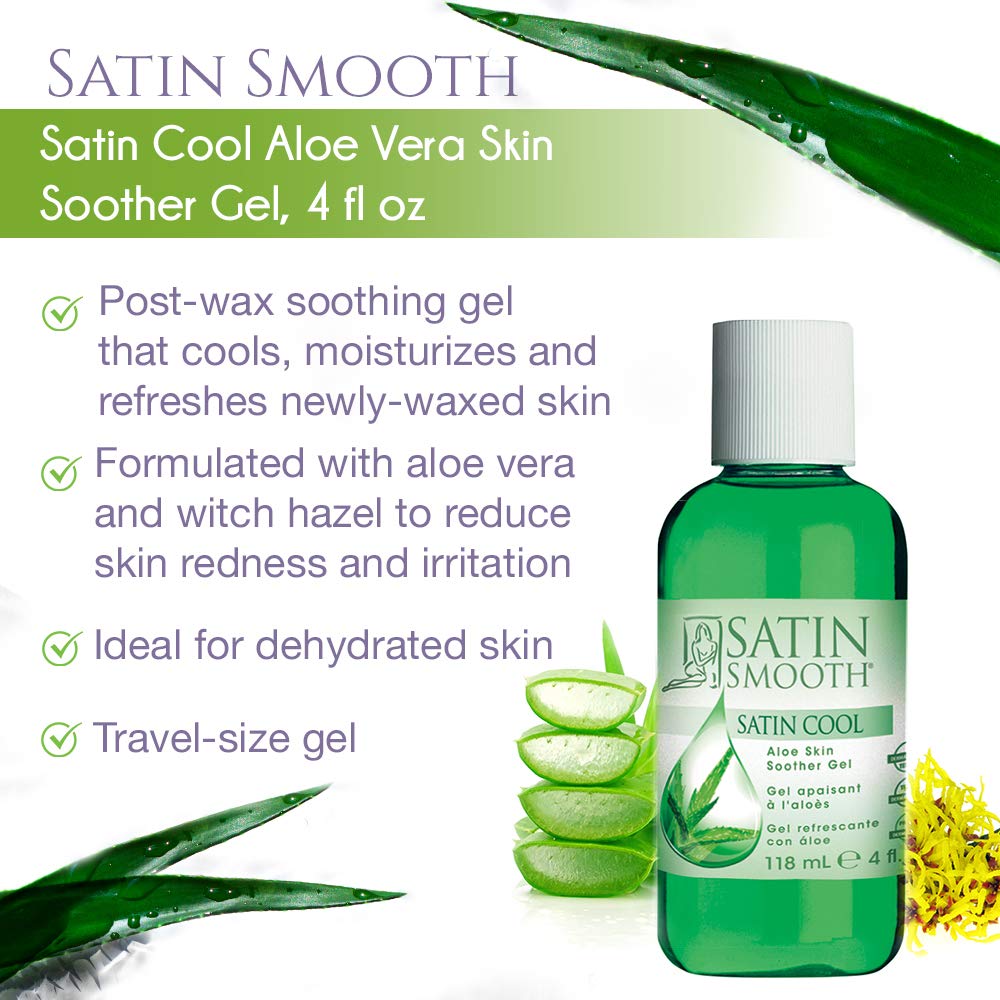 Foto 4 pulgar | Gel Calmante Para La Piel Satin Smooth Satin Cool Aloe Vera, 120 Ml, Paquete De 2 - Venta Internacional.