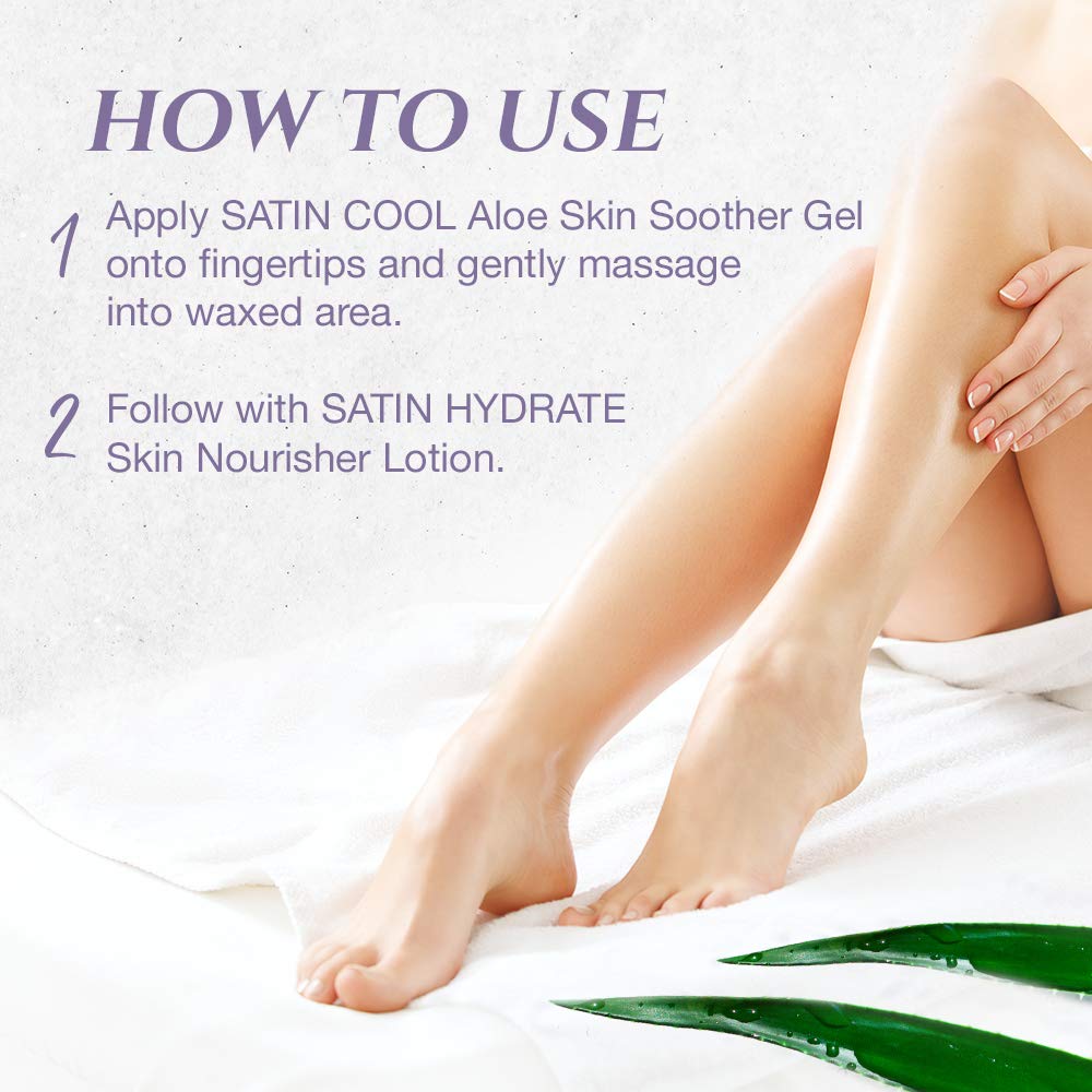 Foto 5 pulgar | Gel Calmante Para La Piel Satin Smooth Satin Cool Aloe Vera, 120 Ml, Paquete De 2 - Venta Internacional.