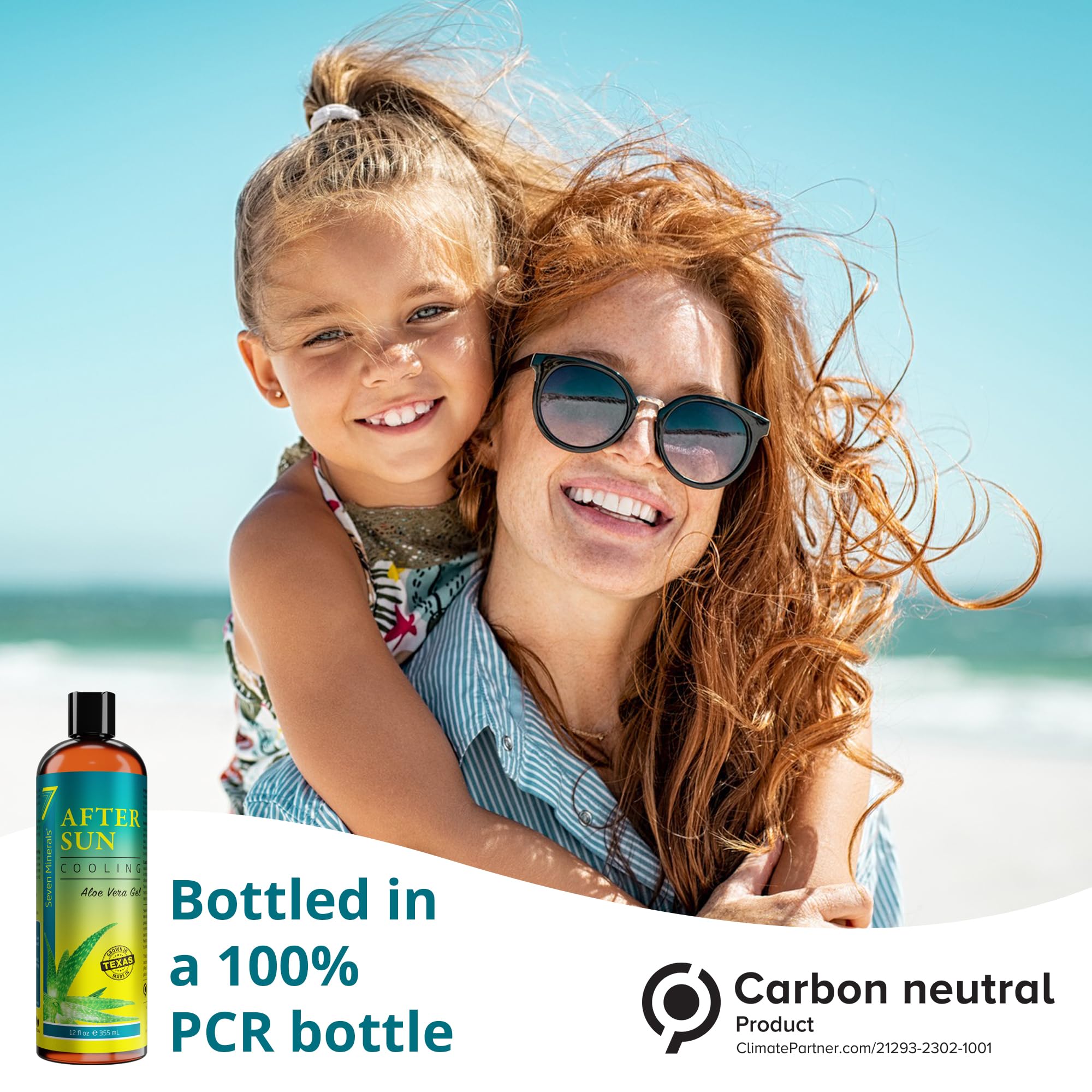 Foto 5 | Gel Refrescante Seven Minerals Con Aloe Vera Para Después Del Sol, 355 Ml - Venta Internacional.