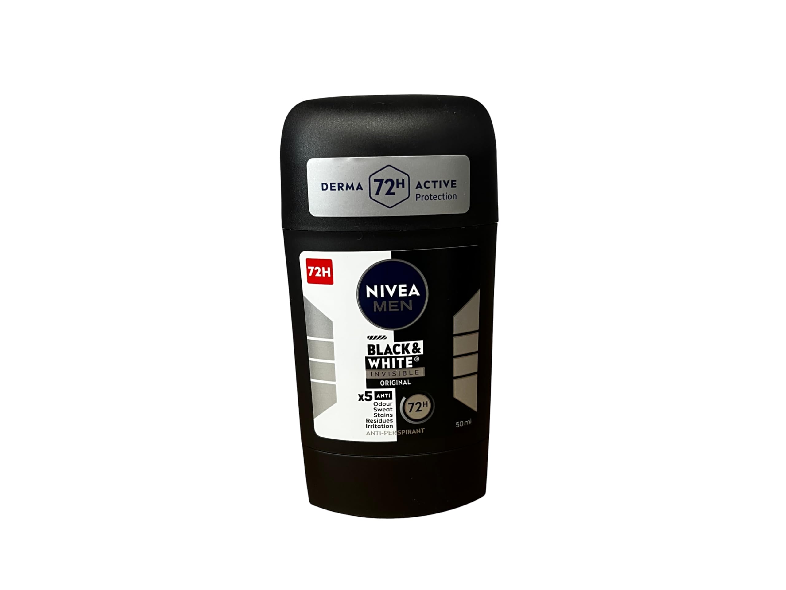 Foto 5 pulgar | Desodorante Nivea Invisible, Blanco Y Negro, Antitranspirante Para Hombre, 50 Ml - Venta Internacional.