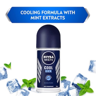 Foto 6 | Desodorante Nivea Para Hombre Cool Kick Antitranspirante 50 Ml (x3) - Venta Internacional.