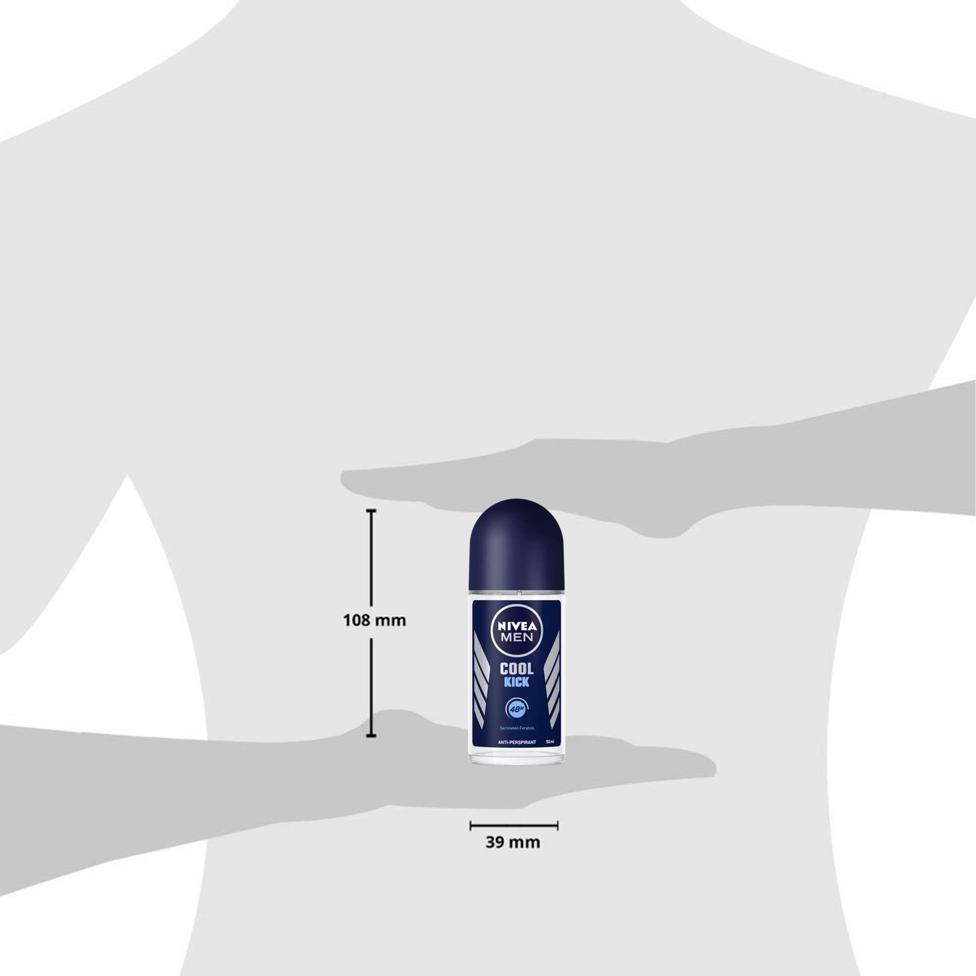 Foto 8 pulgar | Desodorante Nivea Para Hombre Cool Kick Antitranspirante 50 Ml (x3) - Venta Internacional.
