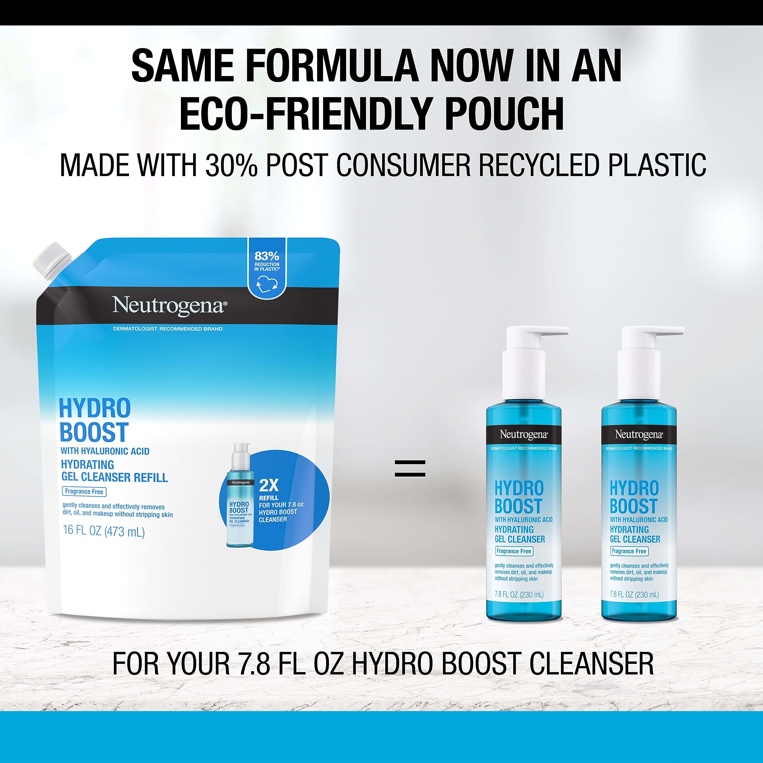 Foto 4 pulgar | Limpiador Facial Neutrogena Hydro Boost Con Ácido Hialurónico 473 Ml - Venta Internacional.