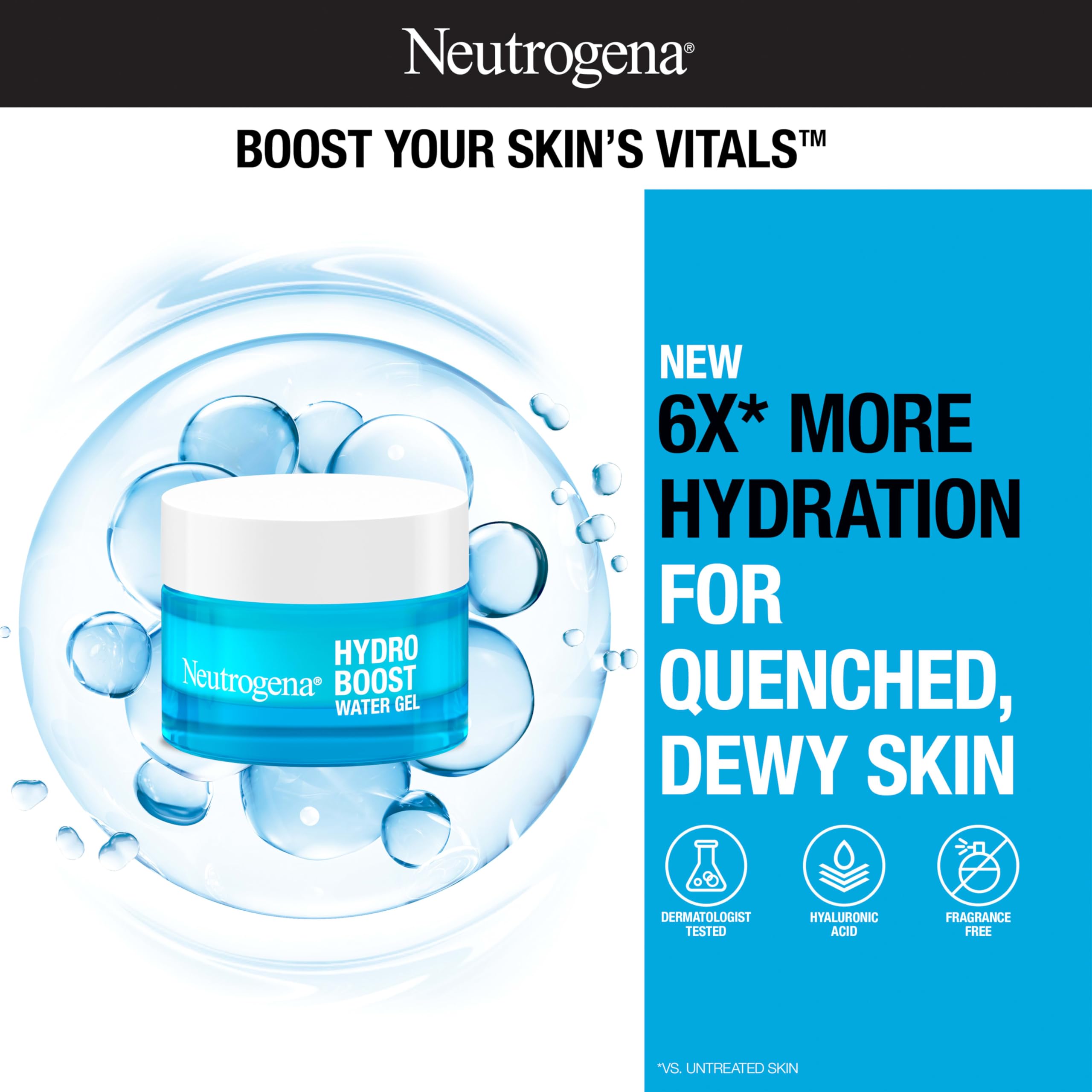 Foto 3 pulgar | Set De Cuidado De La Piel Neutrogena Hydro Boost Con Crema Hidratante 50 Ml X2 - Venta Internacional.