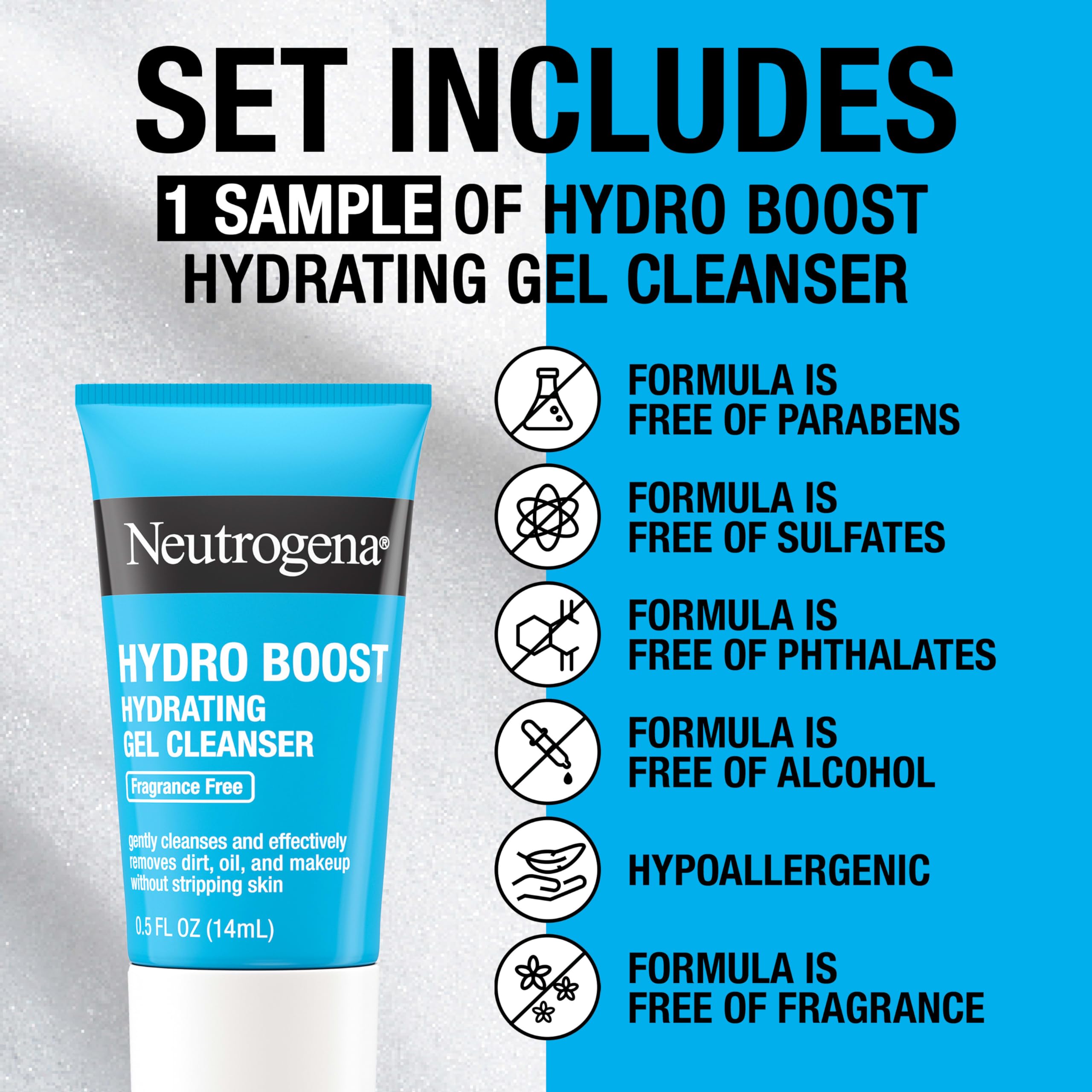 Foto 7 | Set De Cuidado De La Piel Neutrogena Hydro Boost Con Crema Hidratante 50 Ml X2 - Venta Internacional.