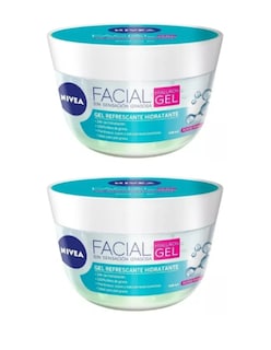 Foto 2 | 2 Gel Facial Nivea Con Ácido Hialurónico Para Piel Grasa 2 Pzas+ Termo Güish Gratis