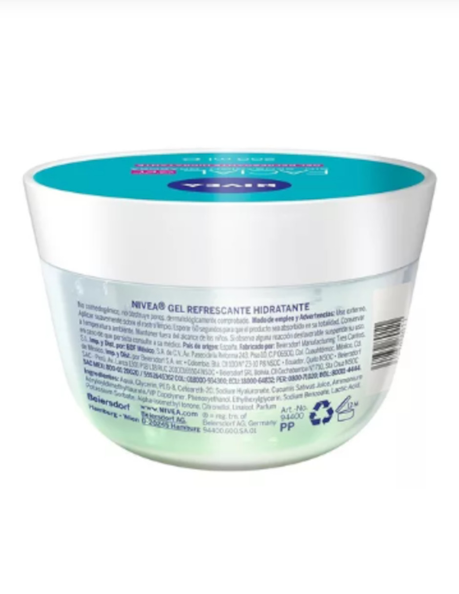 Foto 4 pulgar | 2 Gel Facial Nivea Con Ácido Hialurónico Para Piel Grasa 2 Pzas+ Termo Güish Gratis