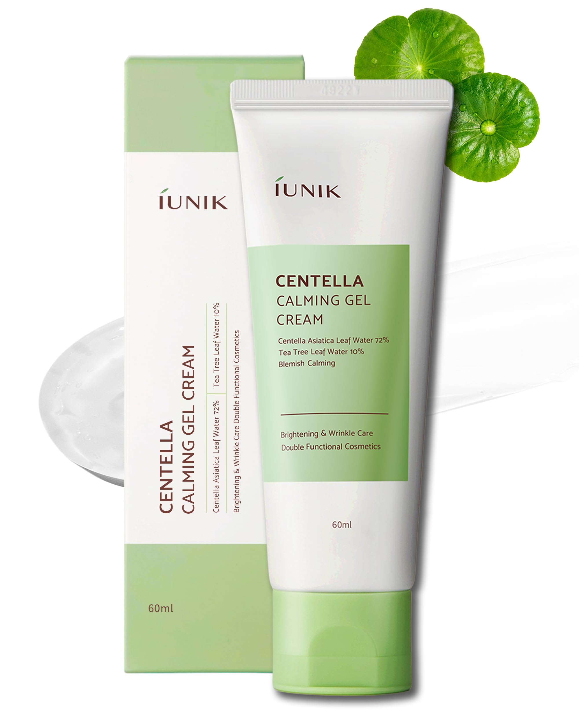 Crema Hidratante En Gel Iunik Centella 70% Calmante Con Árbol De Té - Venta Internacional.