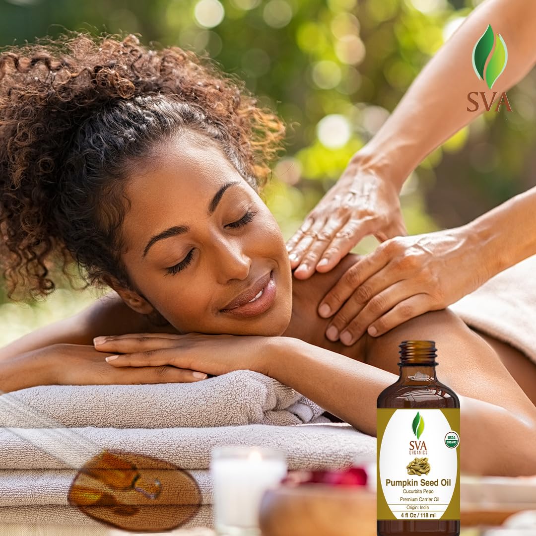 Foto 6 | Aceite De Semillas De Calabaza Sva Organic 120 Ml Prensado En Frío Para Piel Y Cabello - Venta Internacional.