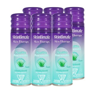 Foto 1 | Gel De Afeitar Skintimate Skin Therapy Para Piel Sensible Y Mujer, 200 Ml X 6 - Venta Internacional.