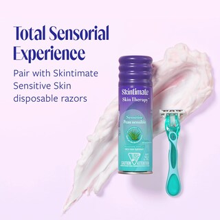 Foto 5 | Gel De Afeitar Skintimate Skin Therapy Para Piel Sensible Y Mujer, 200 Ml X 6 - Venta Internacional.