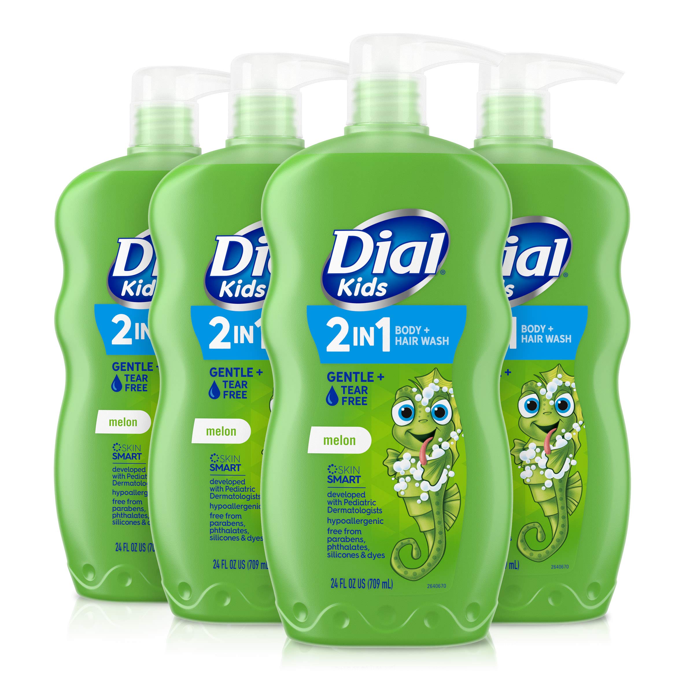 Foto 1 | Gel De Baño Para Cuerpo Y Cabello Dial Kids Melon 710 Ml (paquete De 4) - Venta Internacional.