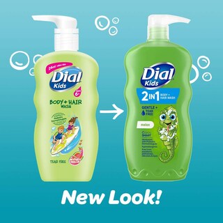 Foto 2 | Gel De Baño Para Cuerpo Y Cabello Dial Kids Melon 710 Ml (paquete De 4) - Venta Internacional.