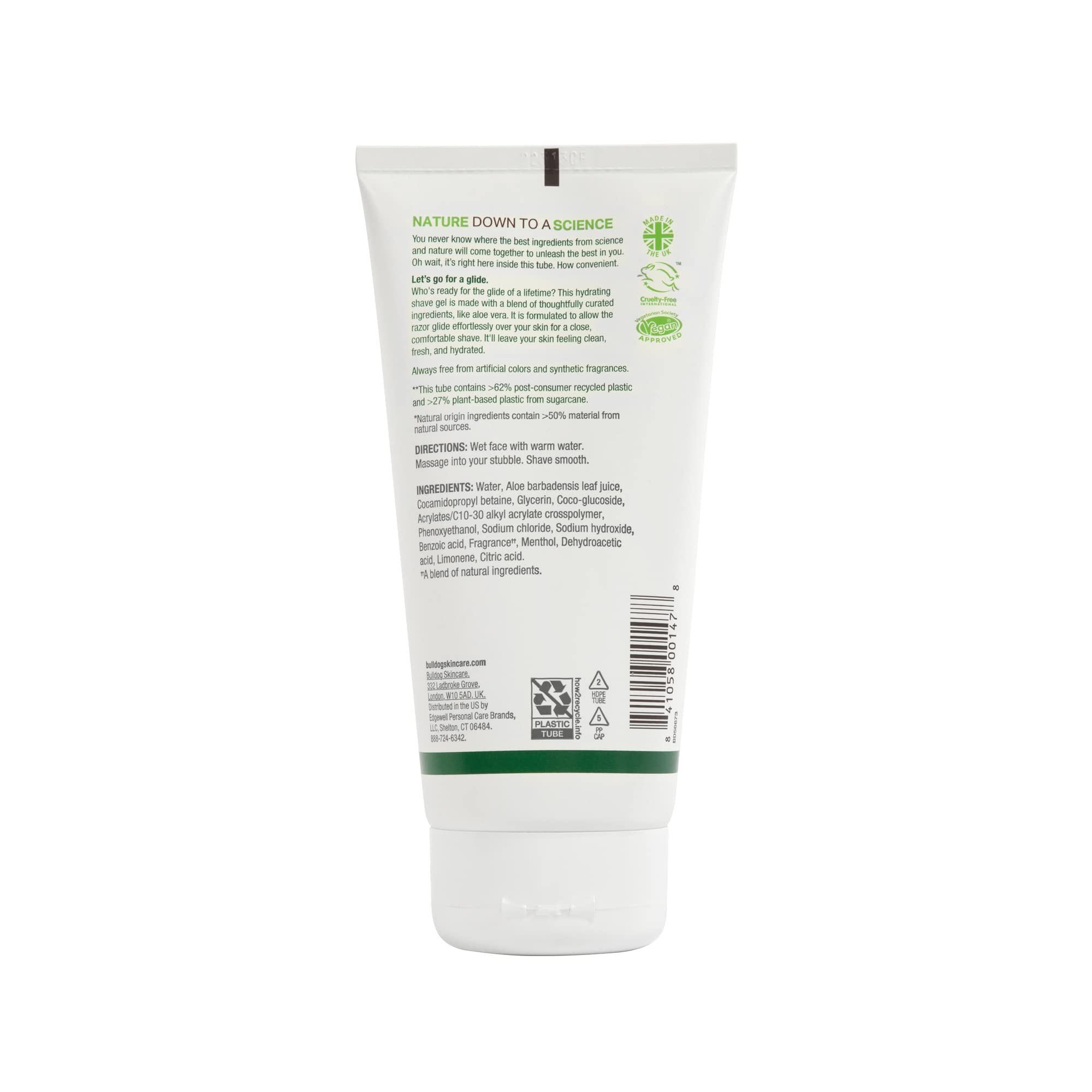 Foto 4 pulgar | Gel De Afeitar Bulldog Original Para El Cuidado De La Piel Y El Cuidado De La Piel Para Hombres, 175 Ml - Venta In