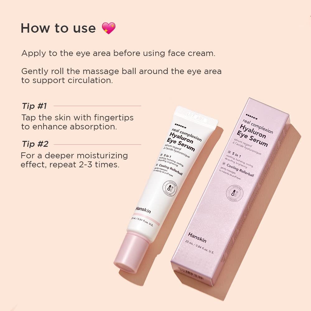 Foto 5 | Sérum Para Ojos Hanskin Real Complexion Hyaluron 25 Ml Con Aplicador - Venta Internacional.