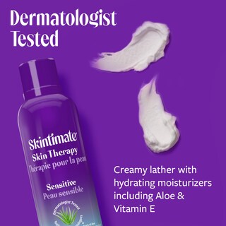 Foto 2 | Gel De Afeitar Skintimate Skin Therapy Para Piel Sensible Y Mujer, 3 Unidades, 200 Ml - Venta Internacional.